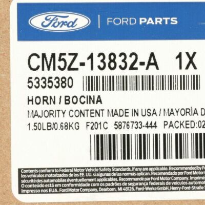 2013 Ford Focus Horn - CM5Z13832A - Lakeland Ford