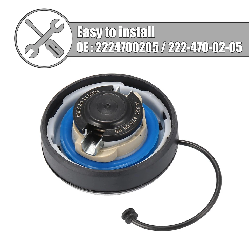 2224700205 Fuel Tank Cap Gas Cap for Mercedes-Benz CLA250 CLA45 for AMG E300 E43 - Image 4 of 4