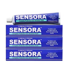 SENSORA Herbal Sensitivity Relief Toothpaste -for Sensitive Teeth Pack of 3