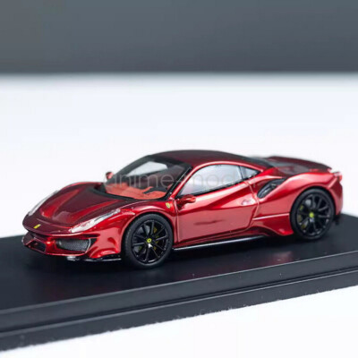 Ichilan Model 1/64 Scale Ferrari Novitec 488 Pista Red Diecast Car
