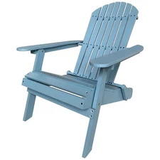Weather Resistant Adirondack Chair, Folding Patio Chairs for Outdoor
