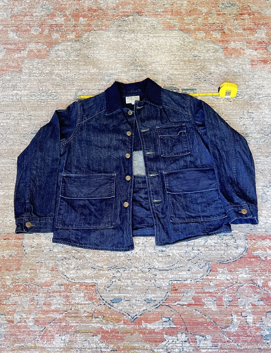 Vintage Imogene + Willie Handcrafted Made in USA Blue Denim Jacket Sz Small - product detail image 3