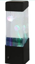 Lampada Luce LED Fantasy 3D Acquario Con Meduse Colori Effetto Relax Bambini