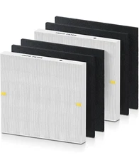 2-Pack Airmega AP-1512HH + 4 Carbon Filter Replacement for Coway Air Purifier