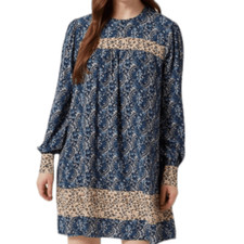 Chaps Women's Babydoll Dress-1