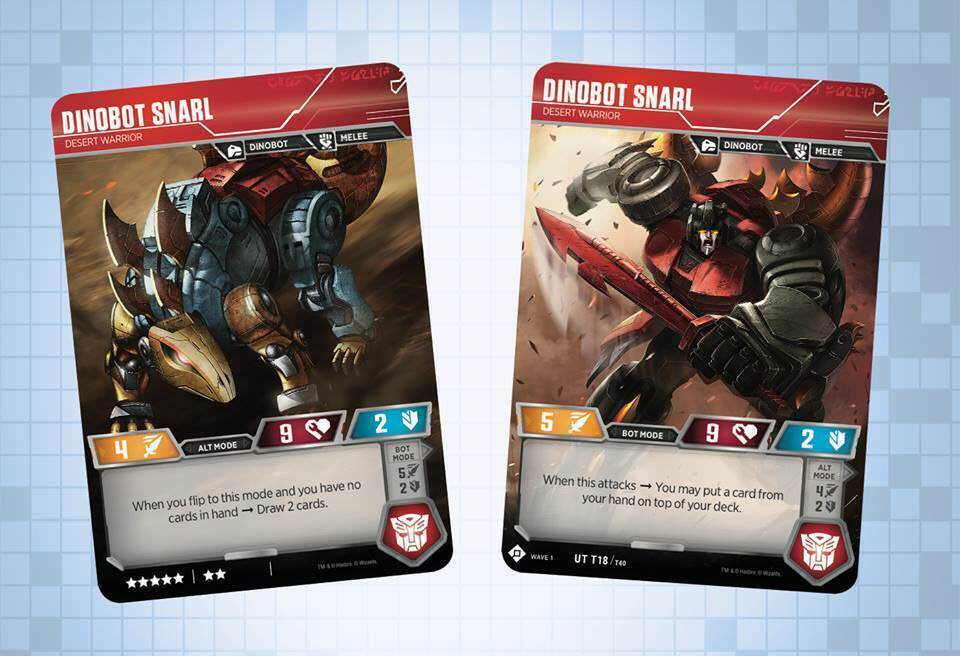 Transformers TCG Dinobot Snarl Desert Warrior - Character Card Transformers TCG Dinobot Snarl Desert Warrior - Character Card