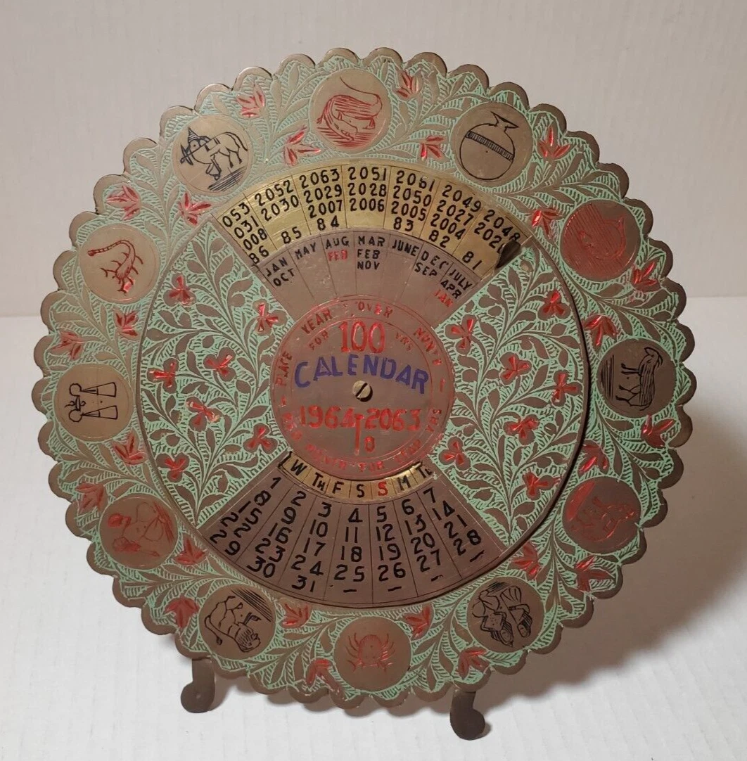 100 Year Perpetual Calendar