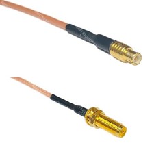 RG316 MCX MALE to RP-SMA Female Long RF Cable Rapid-SHIP LOT