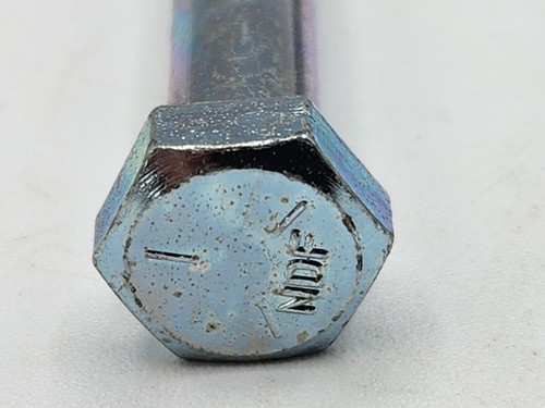 5/16" - 18 x 5 1/2" HCC GR5 Zinc Plated bolt NB 521 - Picture 3 of 8