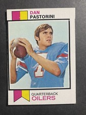 1973 Topps Football Dan Pastorini Houston Oilers Card #225 (a)