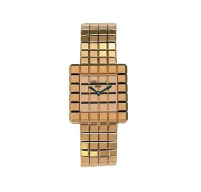CHOPARD Ice Cube Gold-tone Dial Ladies Watch