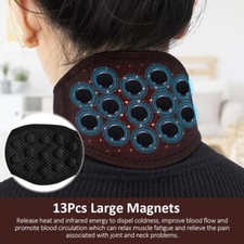 9/13pcs Self Heating Tourmaline Neck Support Brace Belt Infrared Magnet Therapy
