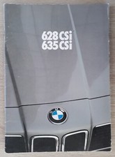 BMW 628 CSi & 635 CSi Brochure 1982 - 6-Series  E24