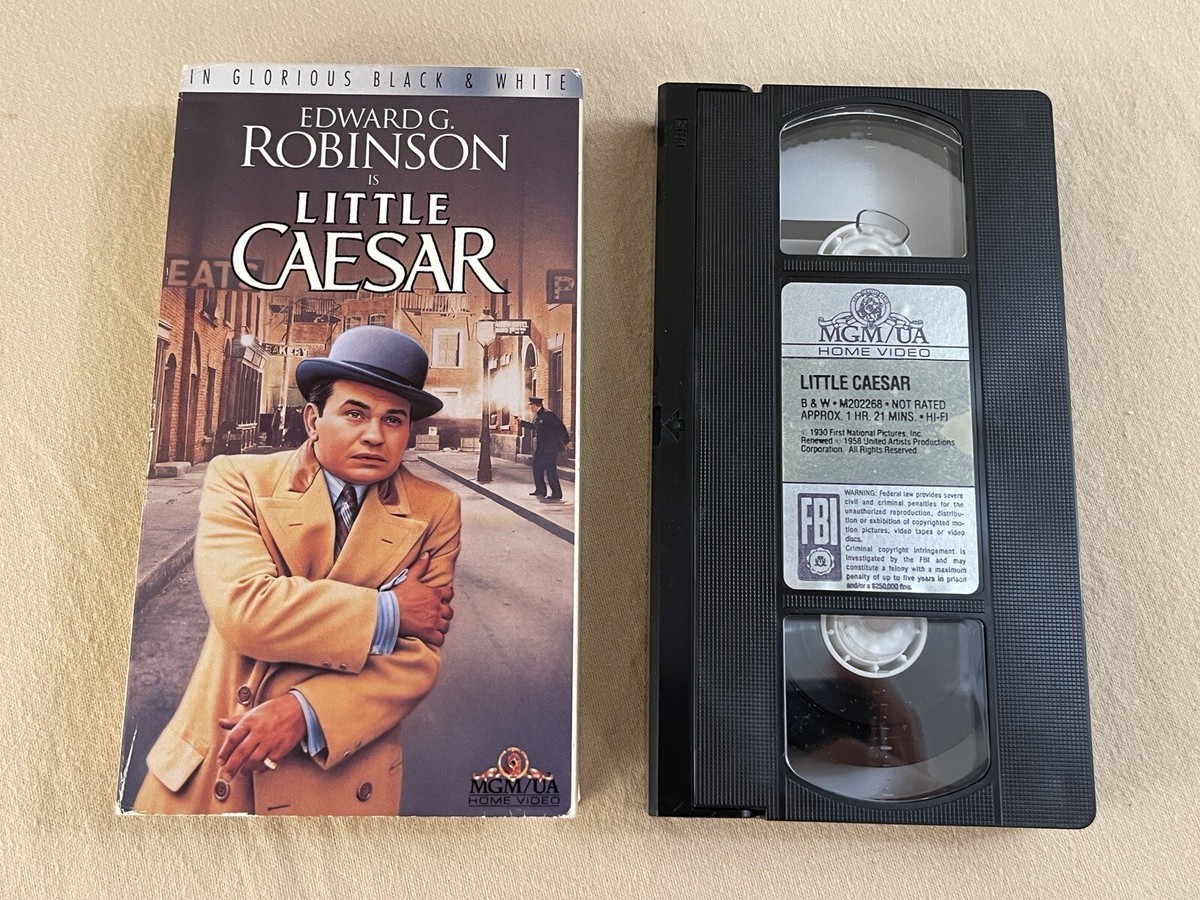 Little Caesar - VHS - 1930 - Edward G Robinson - Excellent