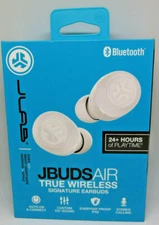 JLab Audio - JBuds Air True Wireless Earbud Headphones - Bluetooth - White NEW