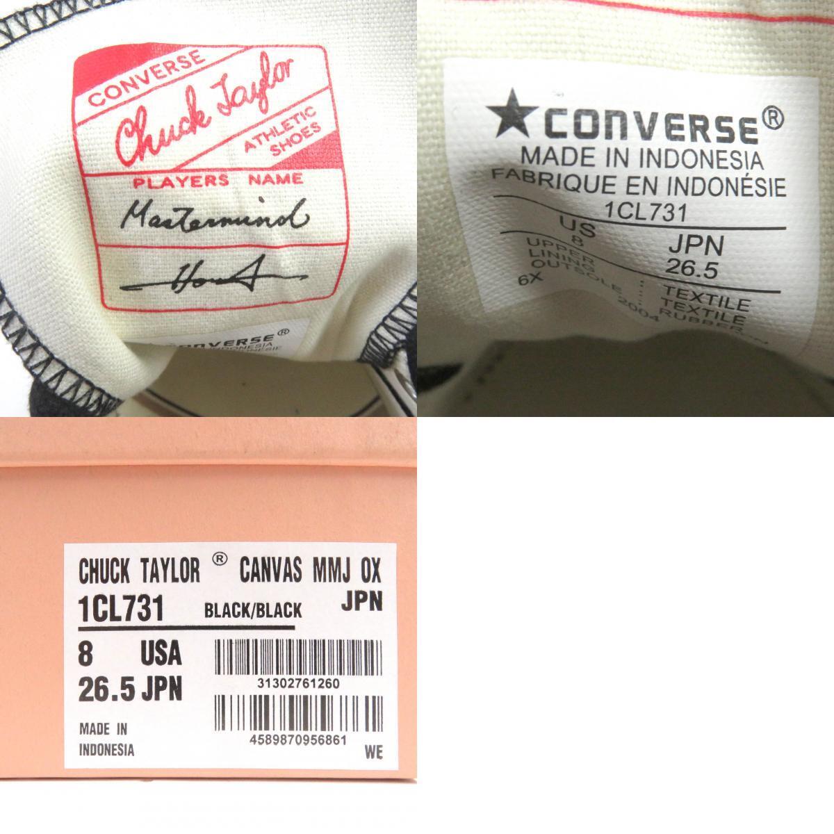 Unused with Box CONVERSE ADDICT x mastermind JAPAN CHUCK Unused with Box CONVERSE ADDICT x mastermind JAPAN CHUCK