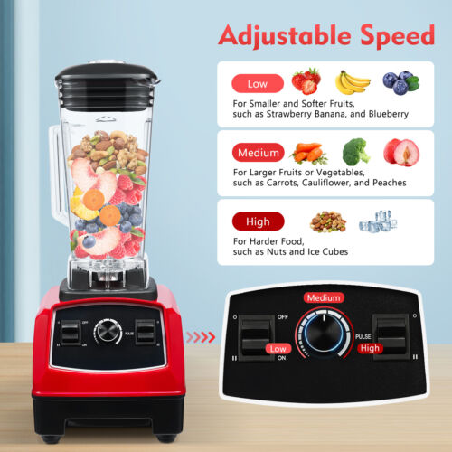 Komercyjny 2000W Blender Mikser Sokowirówka Comercial Smoothie 2L Blender Wytrzymały - Zdjęcie 1 z 12