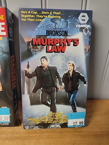 2 New VHS,Messenger of Death,Murphys Law,1990,Charles Bronson. - Picture 3 of 9