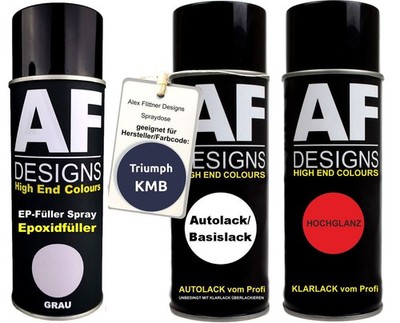 Epoxid Spraydose Set für Triumph KMB Aconite Spraydose EP Grundierung Klarlack S
