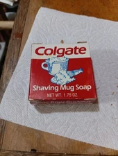 Vintage Colgate Shaving Mug Soap Unused With Box NOS