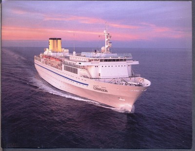 Moderne Postkarte: Kreuzfahrtschiff COSTA ALLEGRA. Kostenloser Versand UK