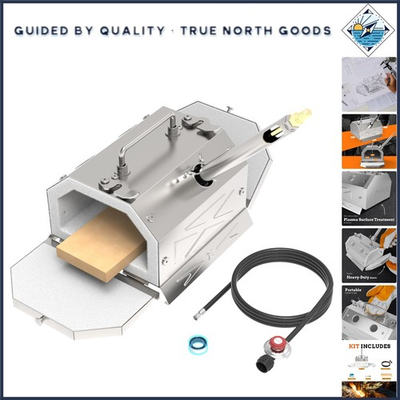 #ad Durable Mini Gas Forge 1 Burner Easy Carry Ideal for Blacksmithing Projects $170.98