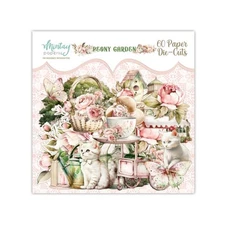 PEONY GARDEN 60pc Paper Die Cuts Ephemera Mintay Papers Scrapbook