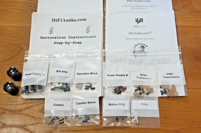 Tascam TSR-8 reel deck restoration upgrade kit repair rebuild