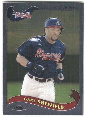 Gary Sheffield [Gold] #T100 2002 Topps Traded card