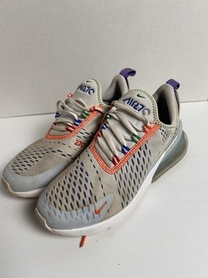Nike Air Max 270 Shoes Youth Size 6Y Gray Multicolor GS Running DC1997-100