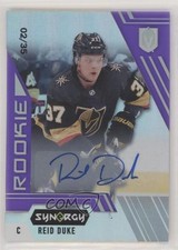 2020-21 Upper Deck Synergy Rookie Auto Purple 2/35 Reid Duke #78 Auto 0ea8