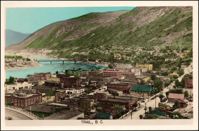 Canada, The Trail, B.C.-Postcard Y320