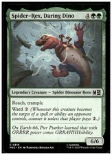 Spider-Rex, Daring Dino 818 Commander: Marvel Super Heroes Magic: The Gathering
