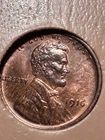 1916-P LINCOLN CENT. MS+++++/ GEM BU/ RB PRISTINE. COLLECTORS ORIGINAL CHOICE.