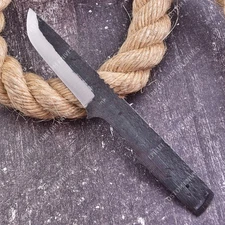 10'' 1095 High Carbon Steel Knife Blank Blade DIY Bushcraft Hunting Knife Making