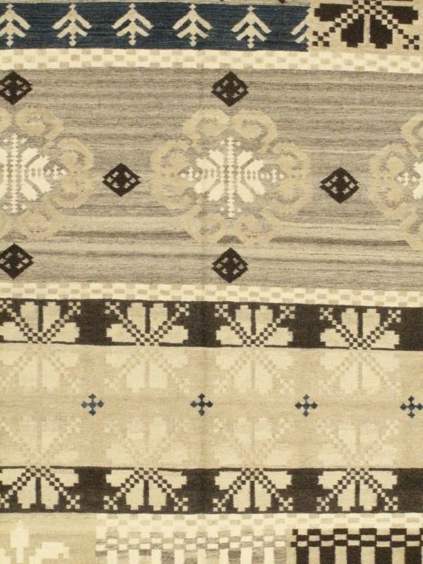 Traditional Vintage Hand Woven Oriental Carpet 5'7" x 7'10" Wool Kilim Area Rug - Image 2 of 4