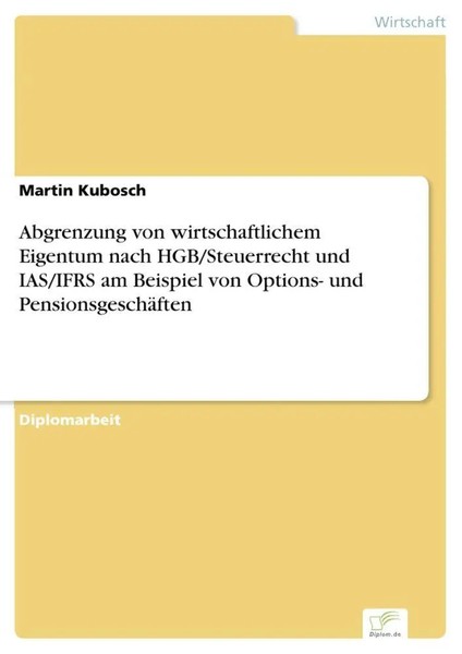 Martin Kubosch | Abgrenzung Von Wirtschaftlichem Eigentum Nach...-image