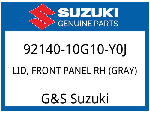 LID, FRONT PANEL RH (GRAY)