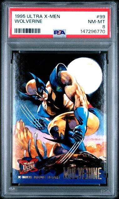 1995 Fleer Ultra X-Men #99 Wolverine PSA 8.0