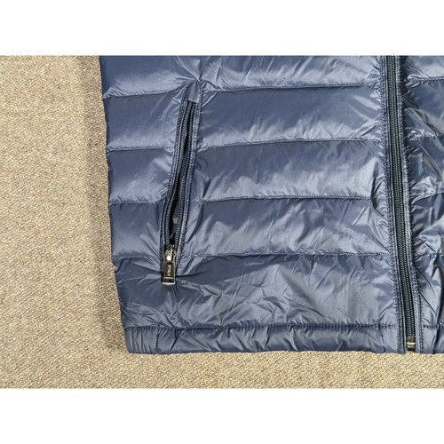 Polo Ralph Lauren Mens Packable Navy Aviator Puffer Duck Down Vest Zipper NWT M - Picture 3 of 11