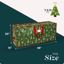 Handy Laundry Christmas Tree Storage Bag - Stores 7.5 Foot Artificial