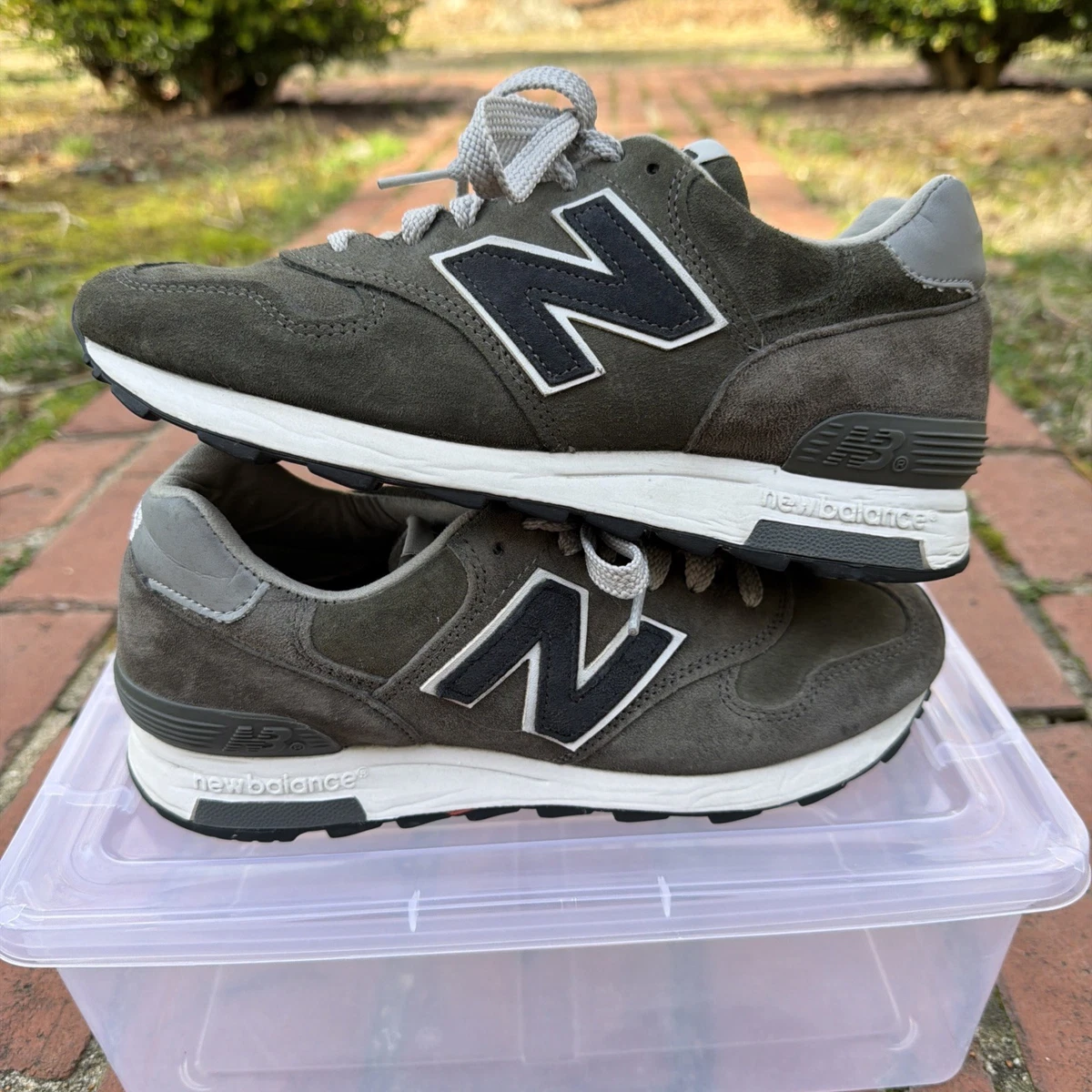 J.Crew x New Balance 1400 Made In USA Military Grey for Sale