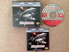 Rare Sega Mega CD Silpheed Game COMPLETE PAL UK Version Retro Space Shoot ‘em up