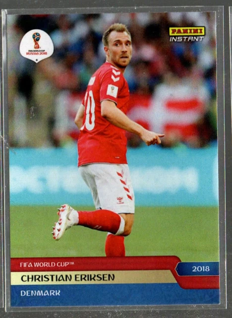 2018 Panini Instant World Cup #138 Christian Eriksen/89*