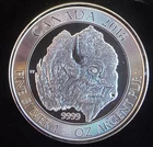 2018 Bison Ox Royal Canadian Mint Toned Rare Bullion-0.999 Silver 1.25 Oz Coin