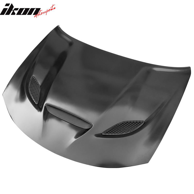 Matte Black Hood Scoop Decal For Dodge Charger Scat Pack, Hellcat, SRT (2015-2020) - Flat Matte Finish