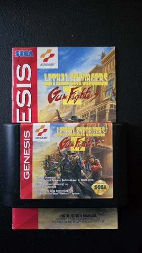 Lethal Enforcers Gunfighters 2 Sega Genesis Cart And Manual Only