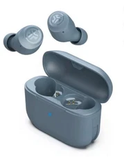 NIB JLAB Go Pop True Wireless Earbuds & Charging Case. Color slate35+ HRS NEW