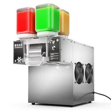110V 750W Snowflake Ice Machine Four Colors 120kg/day Snow White Ice Cream 