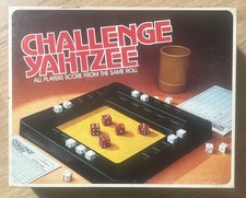 COMPLETE Vintage 1980 Challenge Yahtzee Board Game by Milton Bradley